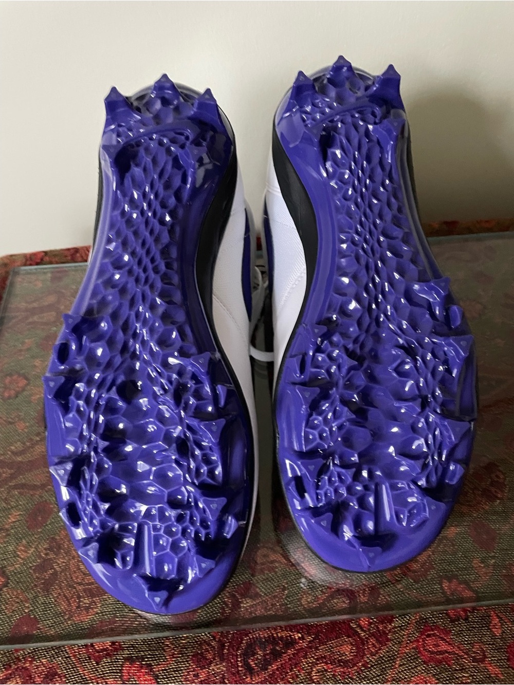 Nike Men’s Jordan Stadium 90 Baseball Cleats with Purple & Teal Accents 11.5 NWT - Picture 5 of 5